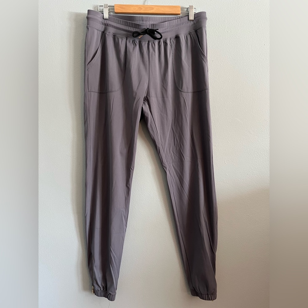 Zyia Active drawstring pants with zippered ankle (xl)
